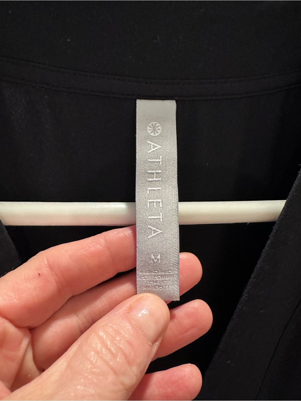 Athleta Black Sleeveless V-Neck Maxi Dress with Waist Tie - Picture 4 of 7